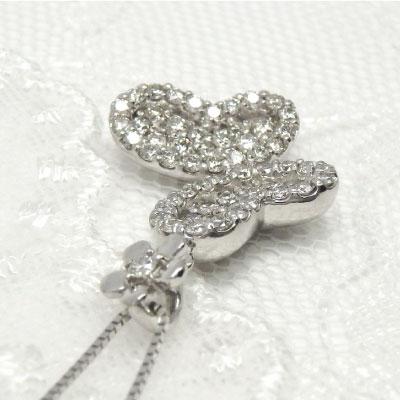 ネックレス レディース 蝶ペンダント ダイヤ k18ゴールド 天然ダイヤモンド バタフライ 誕生日 プレゼント ギフト 母の日 爆買 |  | 01