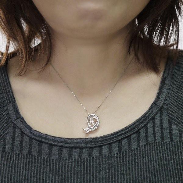 ネックレス レディース プラチナ900 スター 星 流れ星 ダイヤモンド ペンダント 誕生日 プレゼント ギフト 父の日の画像