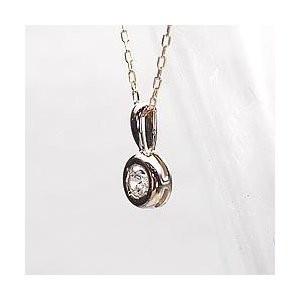 ネックレス レディース 一粒石ペンダン 天然ダイヤモンド 0.20ct k18ピンクゴールド 18金 ネックレス 誕生日 プレゼント ギフト 父の日の画像