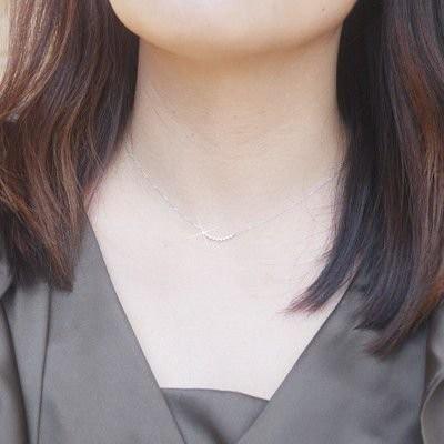 ネックレス レディース ダイヤモンド k18ゴールド 0.12ct 誕生日 プレゼント ギフト 父の日の画像