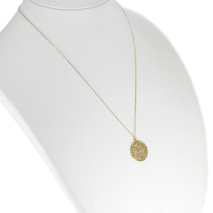 ネックレス ダイヤモンド ペンダント レディース 透かし アラベスク k18 18金 18K ゴールド 誕生日 プレゼント 父の日の画像