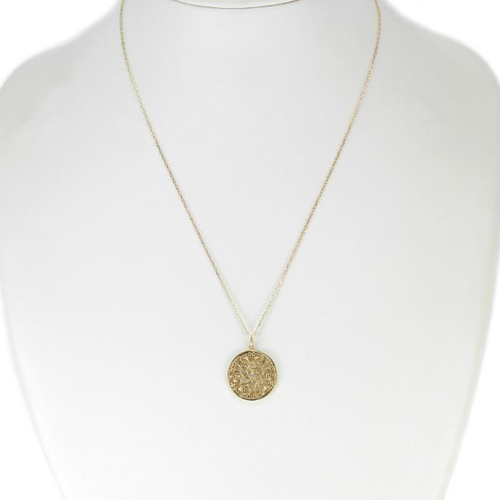 ネックレス ダイヤモンド ペンダント レディース 透かし アラベスク k18 18金 18K ゴールド 誕生日 プレゼント 父の日の画像