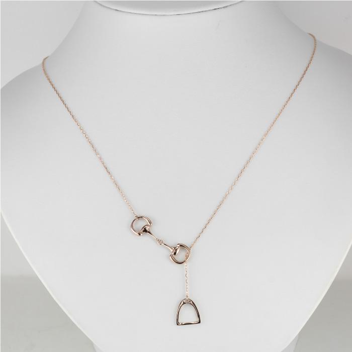 ネックレス レディース ビット ハミ 馬具 k10 10金 ゴールド ペンダント 誕生日 プレゼント 父の日の画像