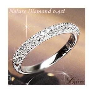 リング レディース ダイヤモンド パヴェ エタニティ 0.40ct ダイヤ指輪 k18ゴールドの エタニティ 母の日 爆買 | 