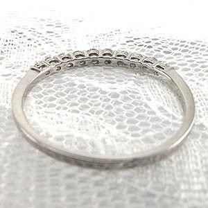リング エタニティ ダイヤモンド Pt900 プラチナ SI-クラス 0.20ct エタニティ 指輪 父の日の画像
