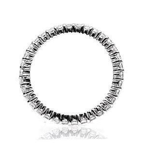 リング エタニティ ダイヤモンド0.50ct フルエタニティ 結婚指輪 k18ゴールド 鑑別書 父の日の画像
