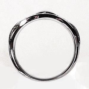ペアリング 結婚指輪 k10ホワイトゴールド 10金 マリッジ 父の日の画像