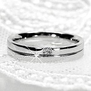 ペアリング 天然ダイヤンモンド 結婚指輪 k10ホワイトゴールド 10金