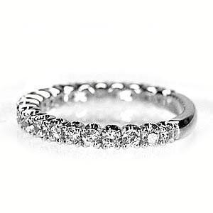 リング レディース エタニティ ダイヤモンド 0.7ct 重ね使い Pt900プラチナ 指輪 父の日の画像