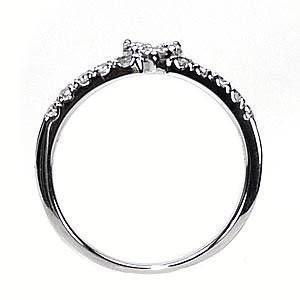 リング 結婚 プラチナ900 ハート エタニティ ダイヤモンド0.30ct