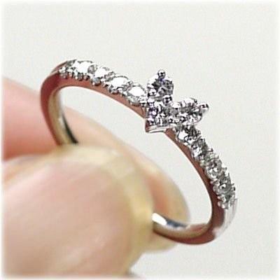 k18 ハート ダイヤモンドリング k18ゴールド 誕生日 18金 結婚指輪 父の日の画像