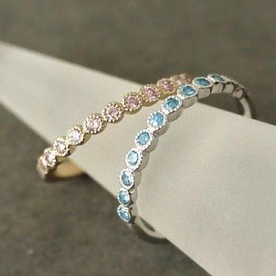 アンティーク調 エタニティリング 13色 誕生石 結婚指輪 k10ゴールド 誕生日 プレゼント 父の日の画像