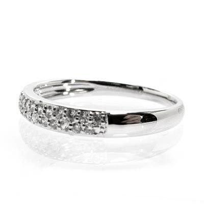パヴェ プラチナ900 エタニティ 0.20ct ダイヤリング 指輪 Pt900 父の日の画像