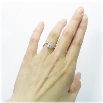 リング 指輪 レディース ダイヤモンド10 ダイヤ プラチナ 0.50ct 結婚記念 父の日の画像