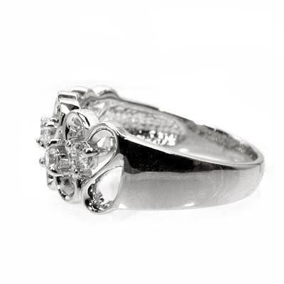リング 指輪 レディース ハート プラチナ900 ダイヤモンド 0.25ct 結婚 プレゼント 誕生日 鑑別書 父の日の画像