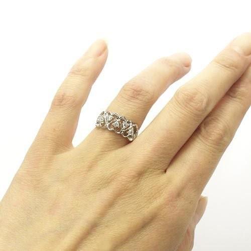 リング 指輪 レディース ハート プラチナ900 ダイヤモンド 0.25ct 結婚 プレゼント 誕生日 鑑別書 父の日の画像