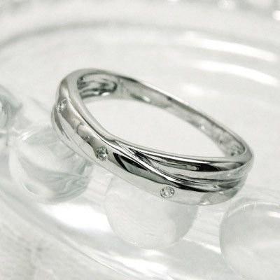 リング ダイヤ トリロジー 天然ダイヤモンド Pt900 プラチナ 結婚指輪 マリッジ 父の日の画像