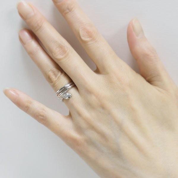 リング 指輪 k18ゴールド スネーク ヘビ カラーストーン 誕生石 k18 結婚 誕生日 プレゼント 父の日の画像