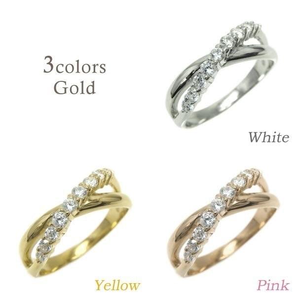 リング 結婚10周年 ダイヤモンド k18ゴールド 0.25ct 結婚記念日 指輪 プレゼント ギフト 父の日の画像