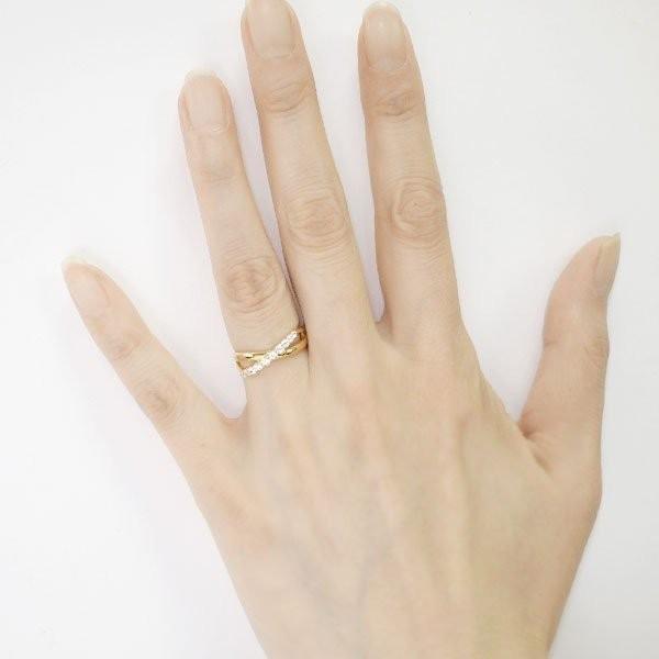リング 結婚10周年 ダイヤモンドリング k18ゴールド 0.25ct 結婚記念日 