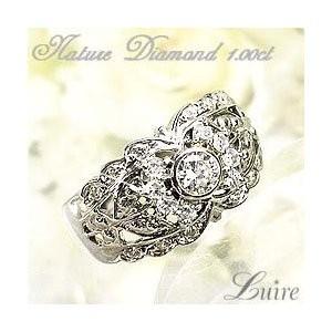 リング ダイヤモンドリング 0.50ct PT900 プラチナ 天然ダイヤ 花 フラワー 指輪｜eterille