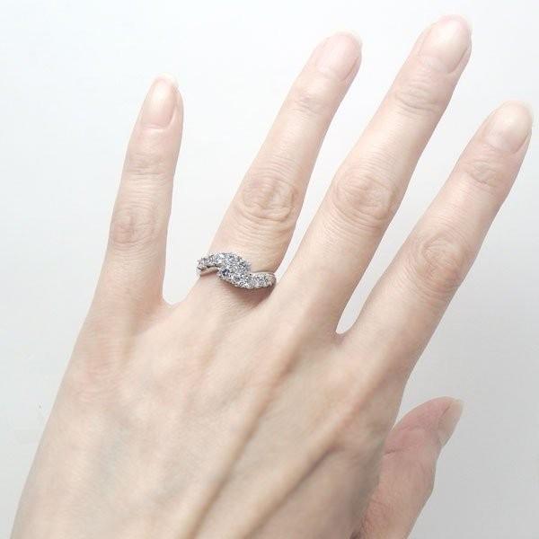 ダイヤモンドリング プラチナ 900 結婚10周年 1.00ct SI 結婚