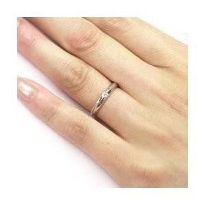 リング 一粒石 ダイヤ 0.10ct k18WG ホワイトゴールド 天然ダイヤモンド 指輪 父の日の画像