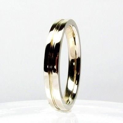 リング k18 平打ち メンズ18金 地金 結婚指輪 マリッジ k18ゴールド プレゼント 記念日 父の日の画像