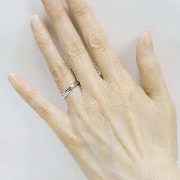 ペアリング 甲丸地金 結婚指輪 k10ゴールド マリッジ k10 父の日の画像