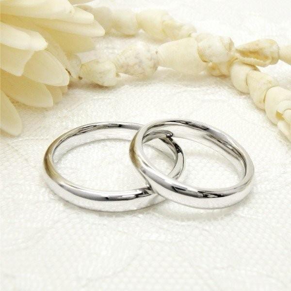 ペアリング 甲丸地金 結婚指輪 k10ゴールド マリッジ k10 父の日の画像