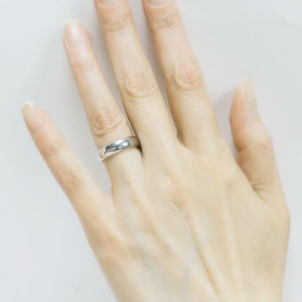 ペアリング シルバー 幅5mm 甲丸地金 結婚指輪 シルバー マリッジ SV925 父の日の画像