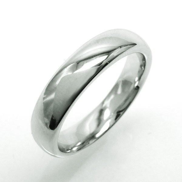 ペアリング シルバー 幅5mm 甲丸地金 結婚指輪 シルバー マリッジ SV925 父の日の画像