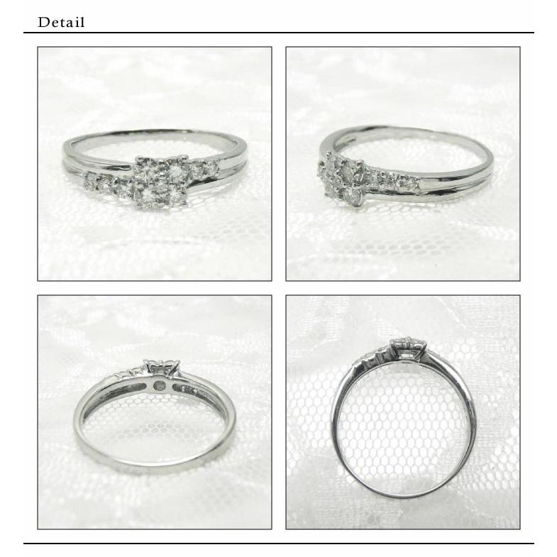 ダイヤモンドリング 指輪 プラチナ Pt900 レディース ダイヤ 10 結婚10周年 記念日 父の日の画像
