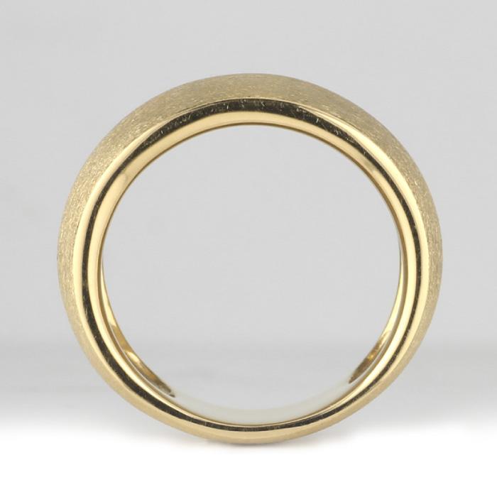 地金リング k18 つや消し マット ワイド 幅広 指輪 レディース 18K 18