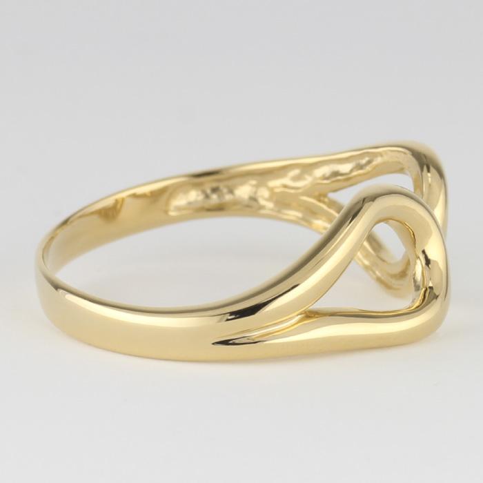 地金 リング k18 インフィニティ ∞ 八の字 指輪 レディース 18K 18金