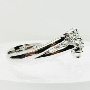 リング ダイヤモンド Pt900 プラチナ フラワー 花 指輪 父の日の画像