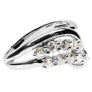 リング ダイヤモンド10 ダイヤモンドリング 0.50ct プラチナ900 ダイヤリング フラワー 花 指輪 リング 指輪