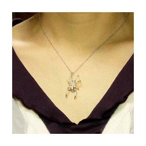 ネックレス レディース ダイヤモンド クモ 昆虫 プラチナ 900 ペンダント 誕生日 プレゼント ギフト 母の日 |  | 02