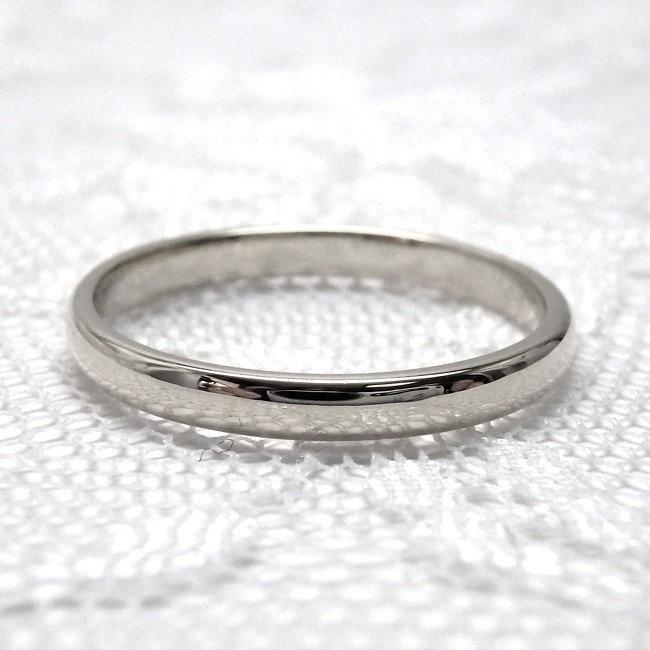 ペアリング プラチナ 甲丸 地金 結婚指輪 Pt900 シンプル マリッジ ペアジュエリー 2本 父の日の画像