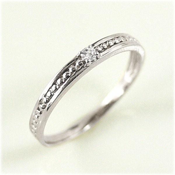 リング プラチナ900 ダイヤ 一粒石 ミル打ち k18ゴールド 18金 指輪 結婚 プレゼント 誕生日 マリッジ 父の日の画像