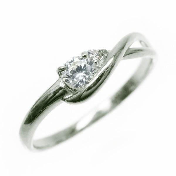 リング 指輪 プラチナ900 一粒石 リボン S字 ダイヤモンド ミディ ファランジ 誕生日 プレゼント バレンタイン |  | 01