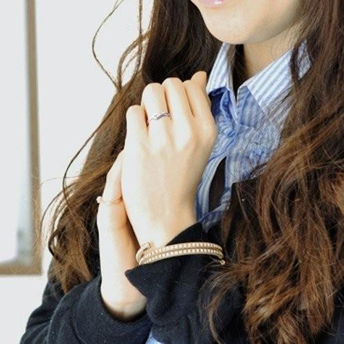 リング 指輪 プラチナ900 一粒石 リボン S字 ダイヤモンド ミディ ファランジ 誕生日 プレゼント バレンタイン |  | 04