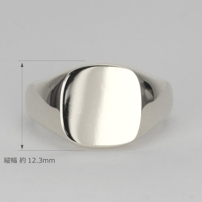 印台リング シルバー メンズ SV925 指輪 地金 オーダー スクエア シグネット 母の日 |  | 01