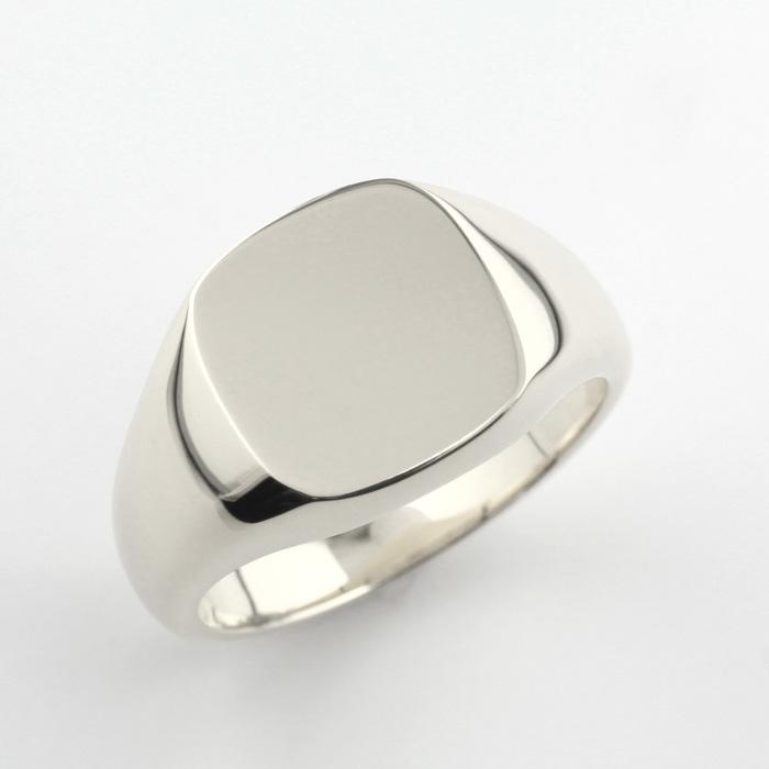 印台リング シルバー メンズ SV925 指輪 地金 オーダー スクエア