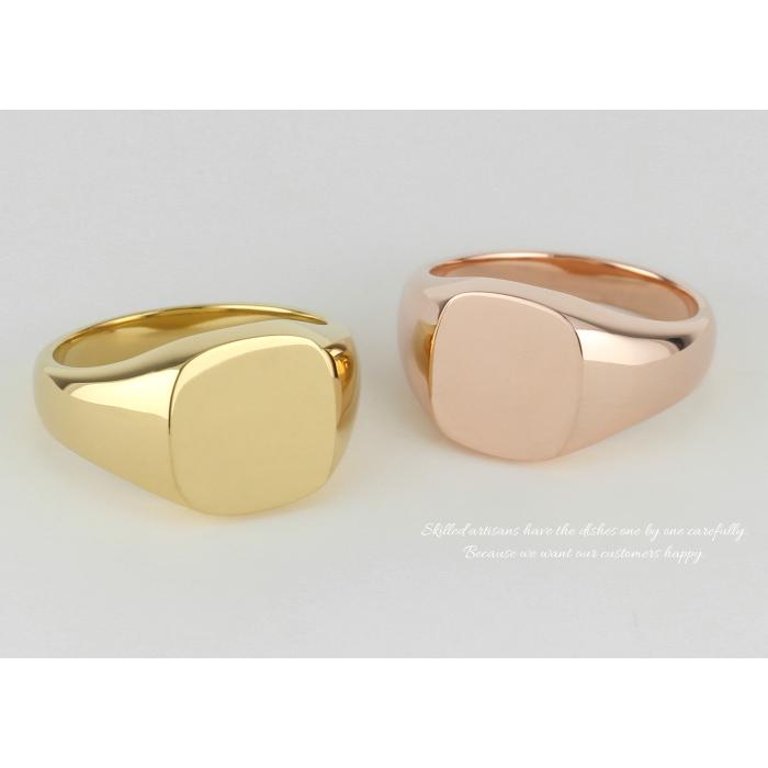 印台リング シルバー メンズ SV925 指輪 地金 オーダー スクエア シグネット 母の日 |  | 07