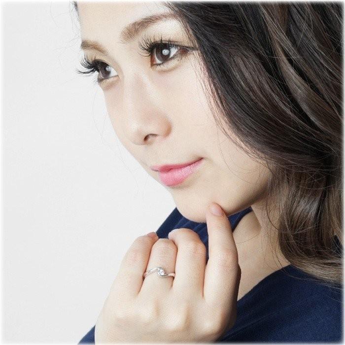 リング レディース 一粒石 ダイヤ 華奢 メモリアル 結婚 婚約指輪 プラチナ900 記念日 結婚記念 父の日の画像