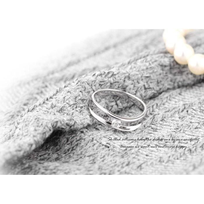 リング 指輪 レディース 一粒 ダイヤモンド レール留め ダイヤ プラチナ900 結婚記念 父の日の画像
