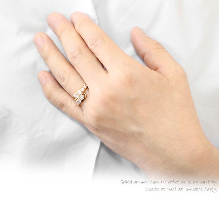 ダイヤモンド リング スイートテン 結婚10周年 指輪 18金 k18 ゴールド