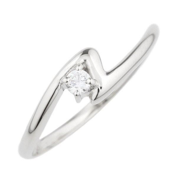リング レディース 一粒 ダイヤモンド プラチナ900 Pt900 記念日 結婚 婚約指輪 誕生日 プレゼント 父の日の画像