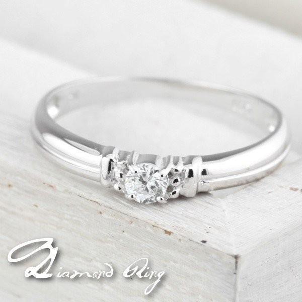 リング レディース 一粒 ダイヤモンド シンプル プラチナ900 結婚 婚約指輪 誕生日 プレゼント 父の日